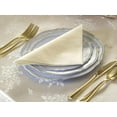 thumbnail image 4 of 50 Plates Pack (25 Guests)-Heavyweight Wedding Party Disposable Plastic Plate Set -25 x 10.25'' Dinner + 25 x 7.5'' Salad/dessert plates (Rochelle White and Gold), 4 of 9