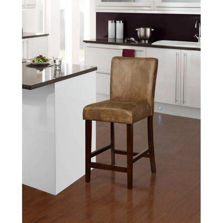 Linon Morocco Counter Height Stool, 24 inch seat height, Multiple