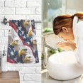 thumbnail image 7 of Yayeee 100% Cotton Hand Towels for Bathroom 16" x 28" Soft Absorbent Kitchen Towel, American Eagle Pattern, 7 of 7