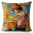 thumbnail image 5 of Fundas de cojín cuadradas con estampado colorido de One Piece de Anime japonés para decoración del hogar, 5 of 5