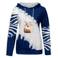 thumbnail image 2 of Sweats à Capuche pour Femmes en Promotion Mode Casual Imprimé à Manches Longues Pull à Capuche Tops Pullshirt, 2 of 5