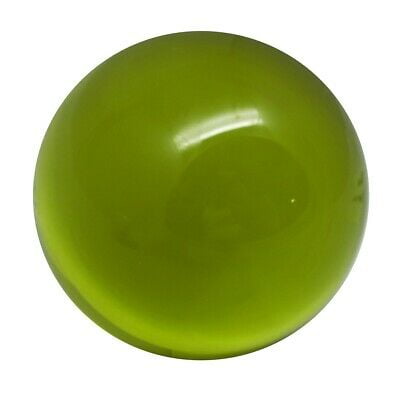 76mm Chartreuse (Pale Yellow) Acrylic Contact Juggling Ball