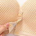 thumbnail image 5 of Dxzfnsa Front Closure Bras for Women No Underwire Plus Size Wireless Comfortable Cotton Sleep Bra for Older Womens Bras (Beige,XXL), 5 of 6