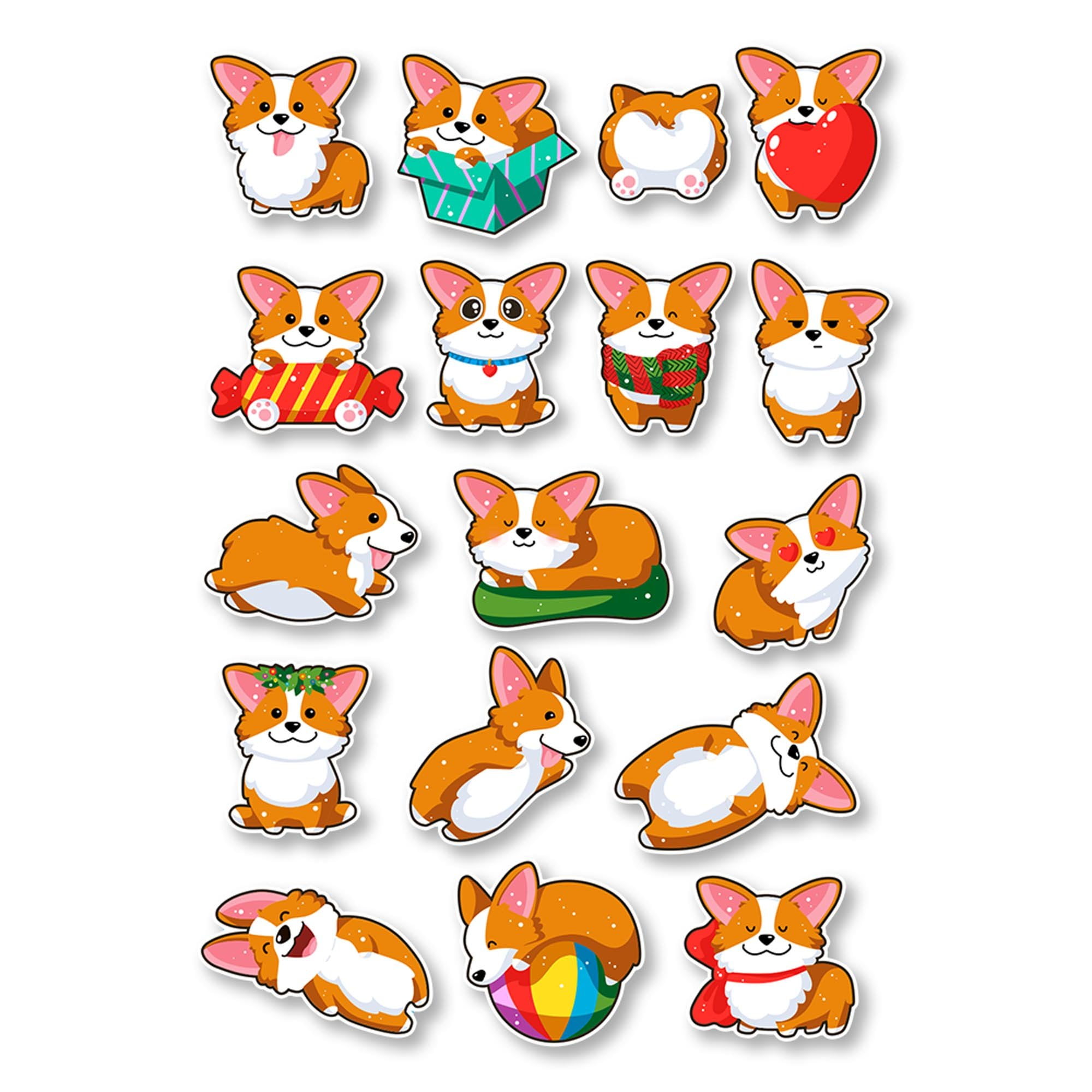 Set Sticker Decal Vinyl for Laptop Tumbler Car Notebook Window or