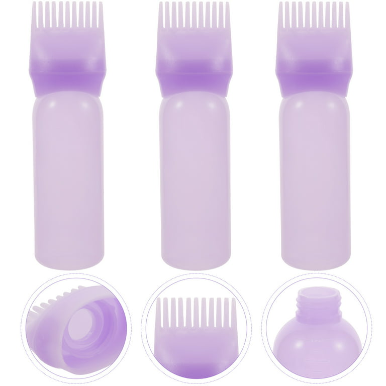 110ml Root Comb Applicator, Plastics Hair Dyeing Bottles