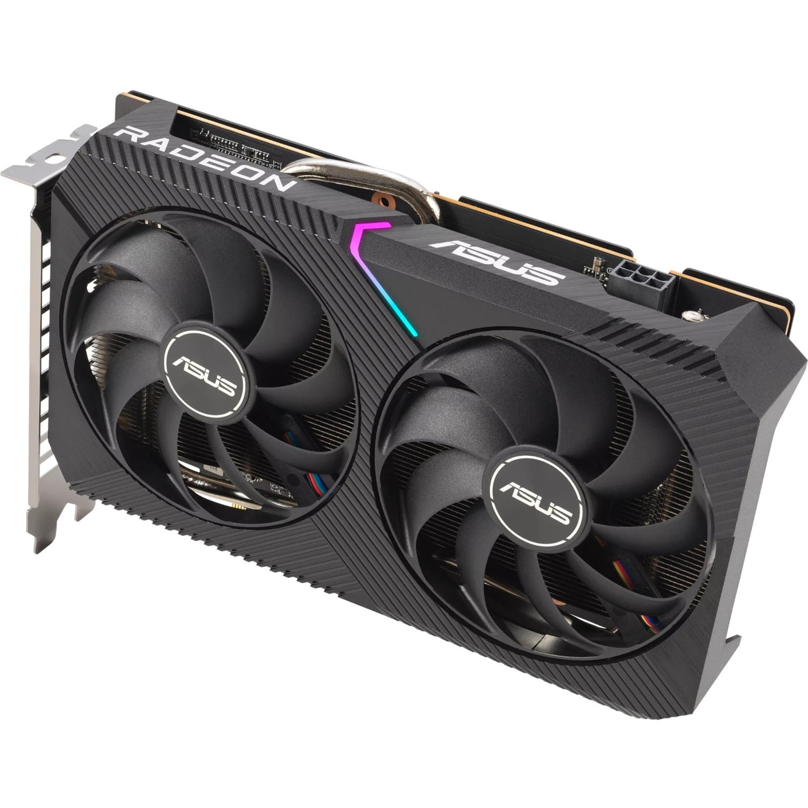 ASUS Dual Radeon RX 6500 XT OC Edition - Graphics card - Radeon RX 6500 XT - 4 GB GDDR6 - PCIe 4.0 - DisplayPort, HDMI
