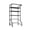 Black4, variant on Porfeet Acrylic Round Side Table with Column Base, Clear Modern End Table for Living Room, Bedroom, Balcony, Easy 5-Min Assembly, Space-Saving Bedside Table