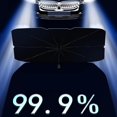 thumbnail image 5 of Parasol plegable para parabrisas de coche, varilla flexible ajustable 360°, 79 x 140 cm, 5 of 5