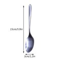 thumbnail image 3 of Under 10 Tableware 10Pcs 410 Stainless Steel Spoon Golden Plated Handle Metal Soup Spoon Set Kitchen Dinnerware Sets 15CM Small Teaspoons Stainless Steel Spoon Pack of Restaurant Bar Spoon, 3 of 9