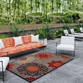 thumbnail image 5 of Outdoor Ucul Collection Area Rug Brown - 6'x9', 5 of 5