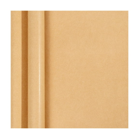 Cheapark 118x17 Inches Vintage Kraft Christmas Wrapping Paper - Durable Roll for Holiday Gift Wrapping, Festive Decorative Paper for Presents