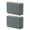 Grey 2pcs, variant on mdesiwst 1/2Pcs EVA Yoga Block Supportive Lightweight Pilates Meditation Non-Slip Foam Block High Density Fitness Gym Blocks Yoga Accessories