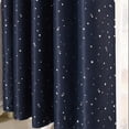 thumbnail image 2 of Cortinas opacas, habitación de niños para niños y niñas, cortinas con aislamiento térmico con luces centelleantes, 2 of 5