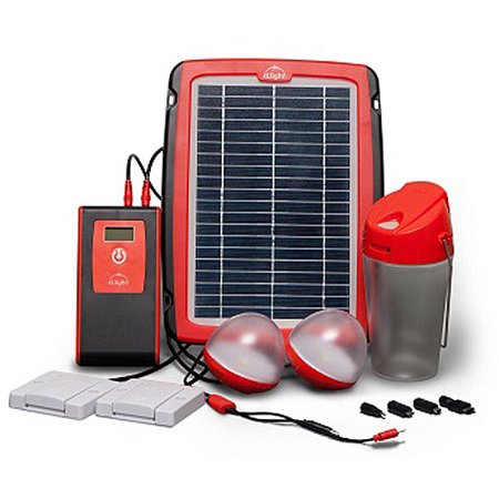 Dlight 00406 Led Solar Home Lighting System With Mobile Phone Charger D20 Solar Home System