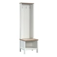 thumbnail image 3 of Sauder Cottage Road Hall Tree with Bench, Glacier White Finish, 3 of 14