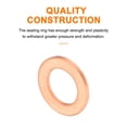 thumbnail image 4 of Uxcell Flat Copper Washers Copper Flat Sealing Ring Copper 22 pack 6x12x1.5mm, 4 of 6