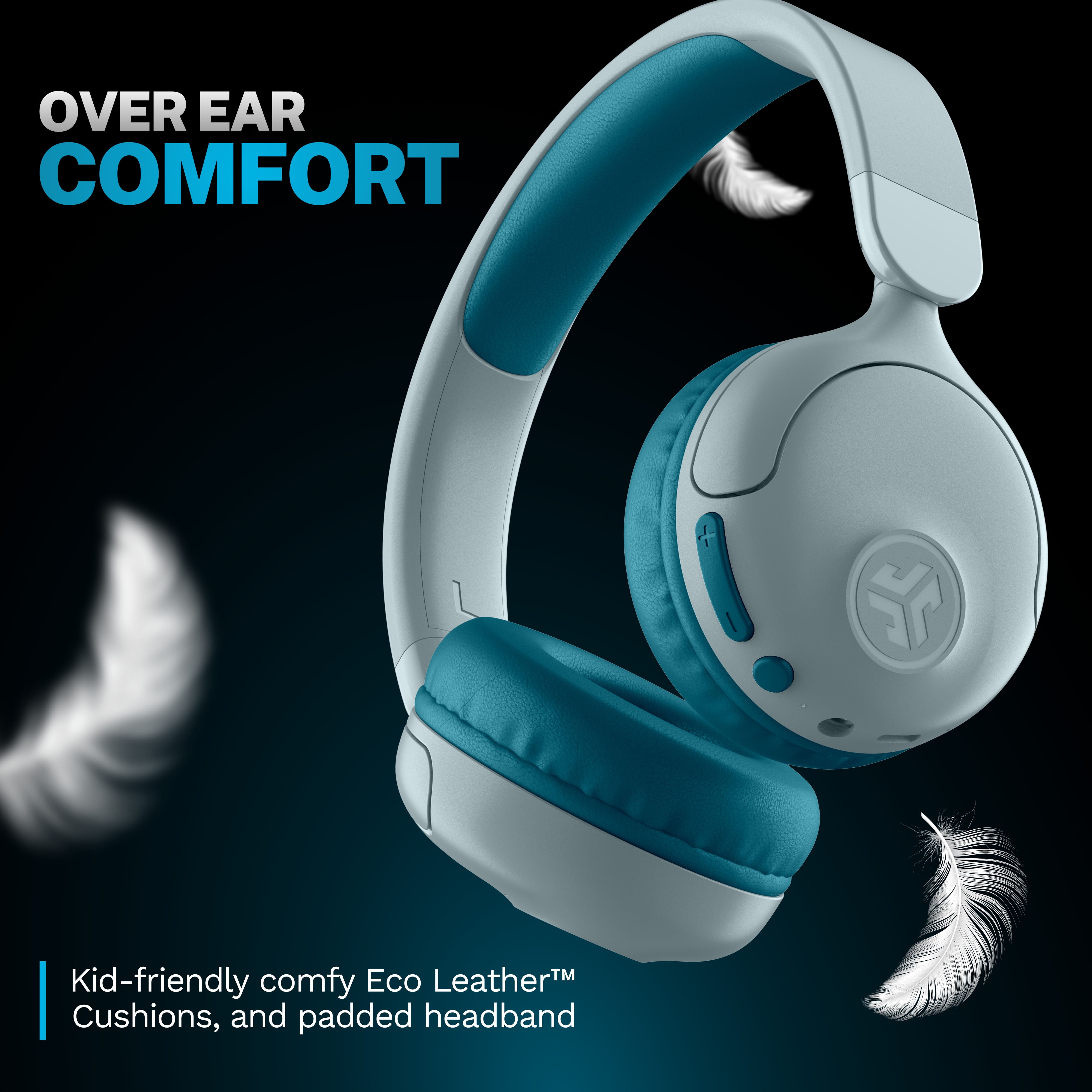 JLab JBuddies Pop Wireless Kids Headphones Teal thumbnail 12