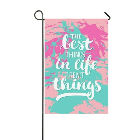 MKHERT The Best Things Garden Flag Banner Decorative Flag for Wedding Party Yard Home Outdoor Decor 12x18