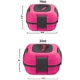 thumbnail image 6 of Pinnacle Thermoware 2-Pc Leak Proof Insulated Lunch Box Hot Food Container Set, Pink, 6 of 9