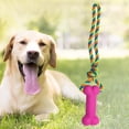 thumbnail image 4 of 3x Cuerda para Perro Mascota, Juguete para Masticar, Cuerda Chirriante en Forma de , Juguete para Perro Resistente a Mordeduras, Juguete Interactivo 3 piezas, 4 of 8