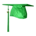 thumbnail image 4 of Shiny Green Graduation Cap  Tassel, 4 of 7
