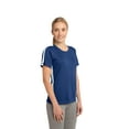 thumbnail image 4 of SPORT-TEK Women's Colorblock PosiCharge Competitor Tee L True Royal/White, 4 of 6