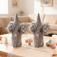 thumbnail image 5 of Fwttom Bunny Ear Easter Gnomes Handmade Faceless Spring Gnomes Decorations for Home Plush Tabletop Ornament, 5 of 7
