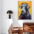 thumbnail image 4 of Scottish Deerhound Dog Headphone Wall Art Dog Decor Dog Painting Room Decor Animal Wall Art Animal Posters Dog - modern wall Decor - room wall decor, 4 of 5