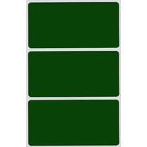 Royal Green Large Permanent Labels 2 inch x 4 inch Rectangular Label Stickers in Forest Green (102 mm x 51 mm) - 300 Pack