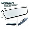 thumbnail image 5 of Zone Tech Blind 2 Pack Square Blind Spot Mirror - All Cars Motorcycles Trucks Snowmobiles, 5 of 8