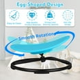 thumbnail image 6 of Plenkra Kids Swivel Chair - Sensory Spinning Egg Shape Chair for Autistic Kids,Carousel Spin Chair to Improve Body Coordination & Focus,Fun Ergonomic Sit and Spin Toys, 6 of 9