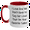 White/Red, variant on Funny Sailor Gifts for Mom's Special Day - 'I Love How We Don't Have To Say Out Loud That I'm Your Favorite Sailor' Two Tone Coffee Mug, Gifts from Men to Women, Family, Coworkers