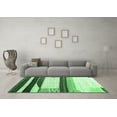 thumbnail image 3 of Ahgly Company Indoor Rectangle Abstract Emerald Green Contemporary Area Rugs, 5' x 7', 3 of 4