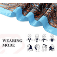 thumbnail image 6 of Yoyauz 35" Large Square Satin Head Scarf - Silk Hair Scarf Square Hair Bandanas Large Scarf Sleeping Head Wraps for Women, 6 of 6