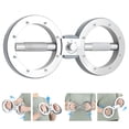 thumbnail image 5 of WETS 12Lbs Spinning Arm Burn Machine, 5-Level Adjustable Resistance 360° Rotating Grips Trainer, Dumbbell Multifunctional Mode Upper Body Workout Equipment for Home Gym, Silver, 5 of 12