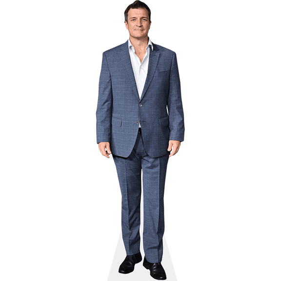 Nathan Fillion (Suit) Life Size Cutout. Standee.