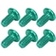 thumbnail image 4 of Tornillos de acero de titanio para disco de freno de bicicleta de montaña con cabeza T25 verde M5x10 mm: tornillos universales para bicicleta para un mejor rendimiento, 4 of 8