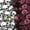 Fuchsia Black, variant on Castle Fairy Spooky Dark Rose 7-Piece Twin Bedding,Boho Stacked Skull Bedding Comforter Set,Magenta Black,Black Reversible