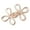 Gold, variant on COMEET pants buttons, Waist Tightening Clip Clovers Waist Cincher Pin for Jeans Clasp Button Clothing Accessories Pants Fitness Pin Waist Buck