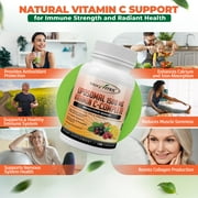 MoxyVites Liposomal Vitamin C 1500mg with Zinc and Elderberry, for Immune Support, Vegan, Gluten-Free, 180 Capsules