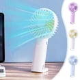 thumbnail image 1 of Sentmoon Mini Fans Fan Portable Desktop Folding Small Fan USB Charging Portable Handheld Small Fan LED Digital Display Hanging Necks Fan Bring A Hanging Rope, 1 of 7