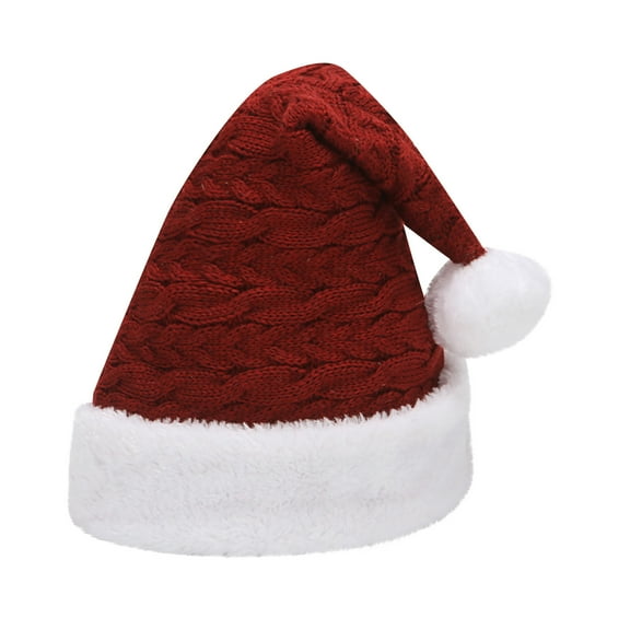 Gcvizuso Christmas Hats, Santa Hat, Christmas Winter Earmuff With Fisherman Hat Warm Hat