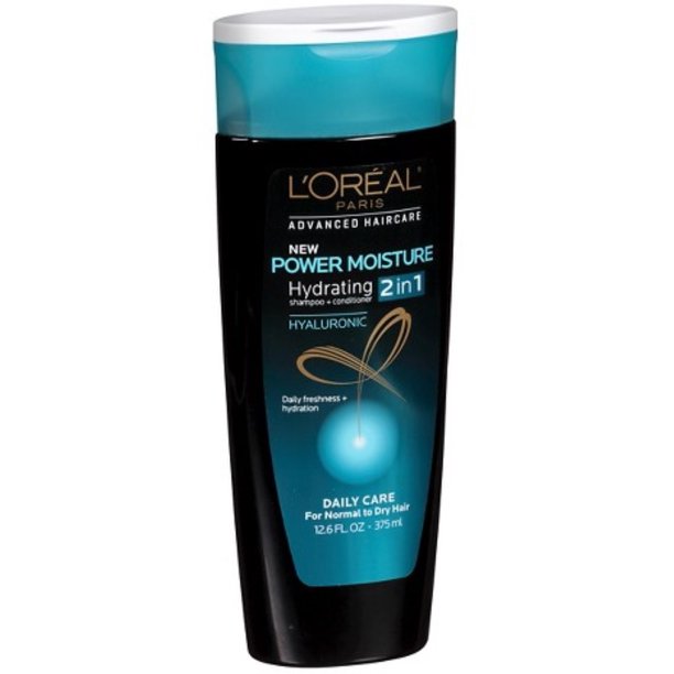 L'Oreal Paris Power Moisture Hydrating 2in1 Shampoo + Conditioner 12.