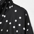 thumbnail image 5 of Edvintorg Womens Jacket Polka Dot Lightweight Long Sleeve Casual Loose Coat Fall Winter Outerwear with Buttons Trendy Womens Clothes Black M, 5 of 8