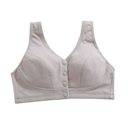 OJSFQUFP Women s Push Up Bra Khaki Women s Comfortable and Traceless Underwear New Underwire Thin Tank Top Bra Comfortable Lactation Bra with Front Buckle C