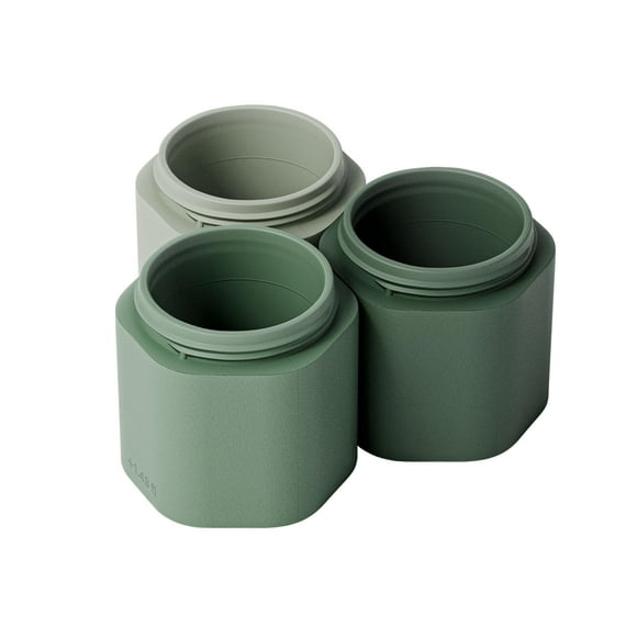 Flex Extender Cadence Evergreen para botellas de viaje, 42 ml, paquete de 3