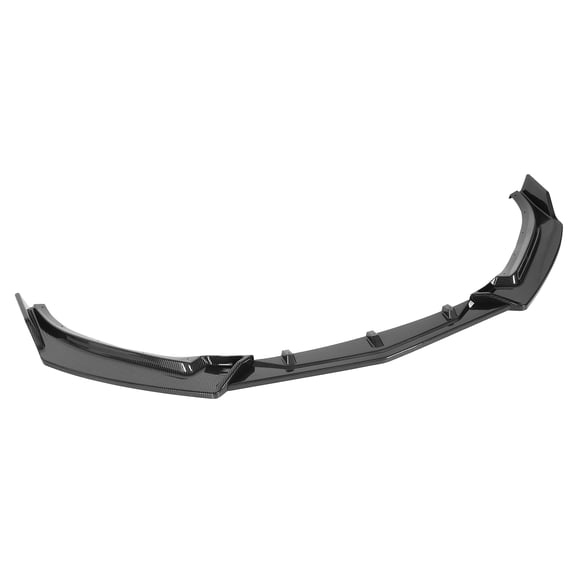 Front Splitter 3pcs Carbon Fiber Style Front Bumper Lip Spoiler Fit For 3 Axela 2014-2019