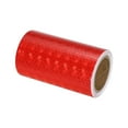 thumbnail image 1 of Unique Bargains Reflective Tape, 4' x 10 Ft Waterproof High Visibility Warning Safety Tape, Red, 1 of 6