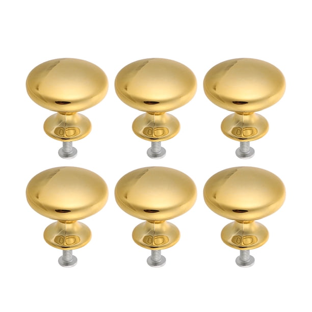 GOOHOCHY 6 pomos de estilo moderno para puertas de armarios y cajones cepillados.