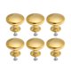 thumbnail image 1 of GOOHOCHY 6 pomos de estilo moderno para puertas de armarios y cajones cepillados., 1 of 8
